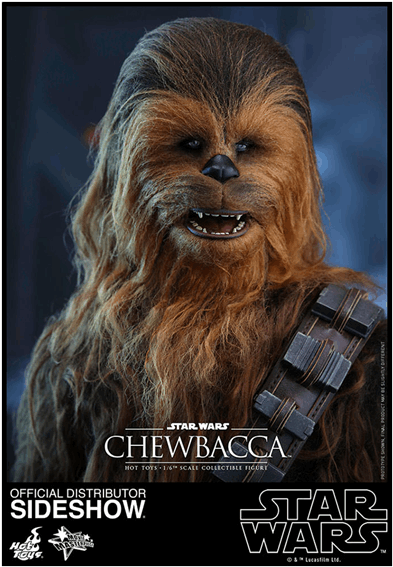 1 Of - Hot Toys Chewbacca Figure From Star Wars (600x600), Png Download