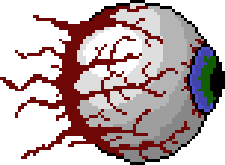 Eye Of Cthulhu - Eye Of Cthulhu Png (850x620), Png Download