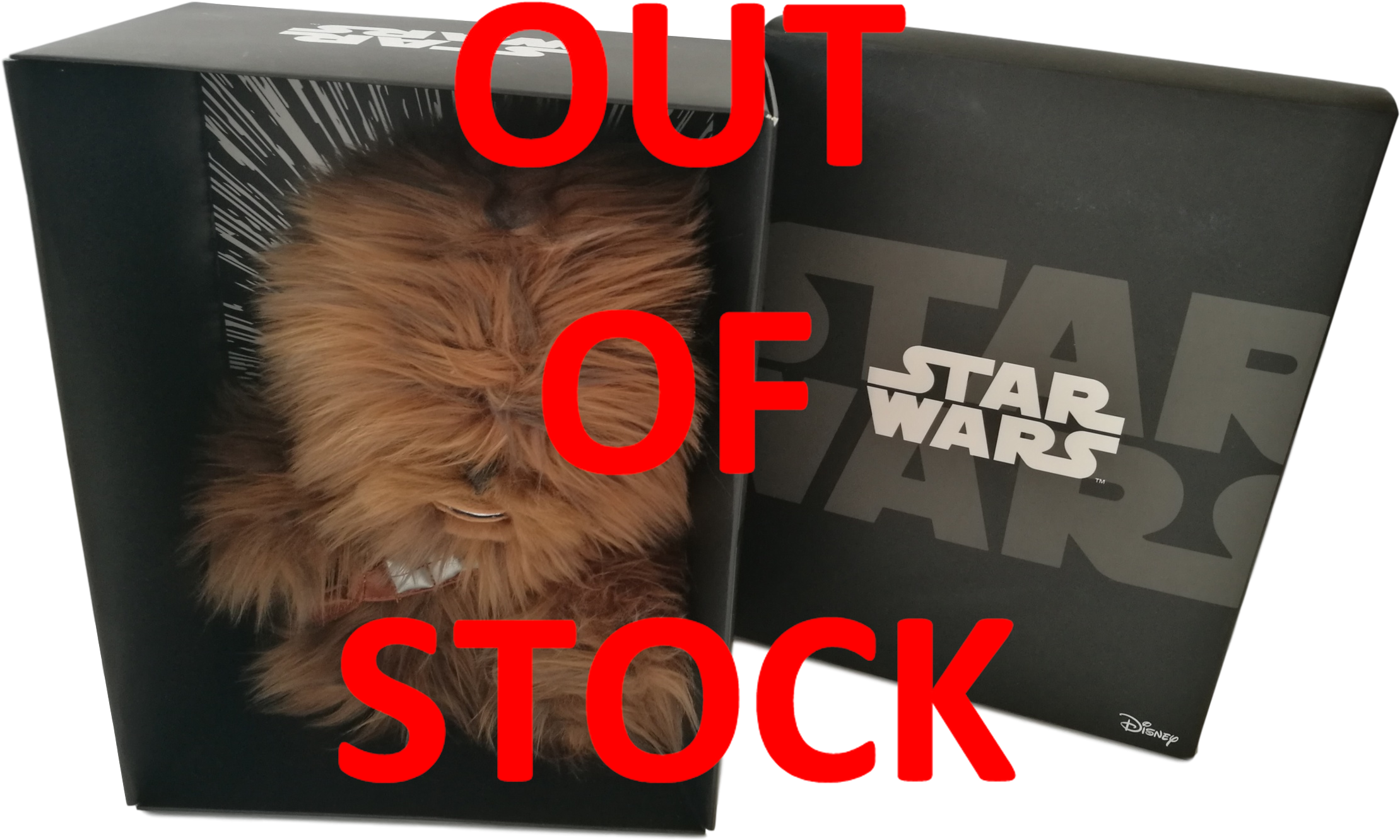 Star Wars Black Line Plush - Cat (2365x1625), Png Download