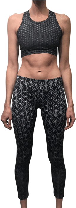 Flower Of Life Active Leggings - Shorts (700x700), Png Download