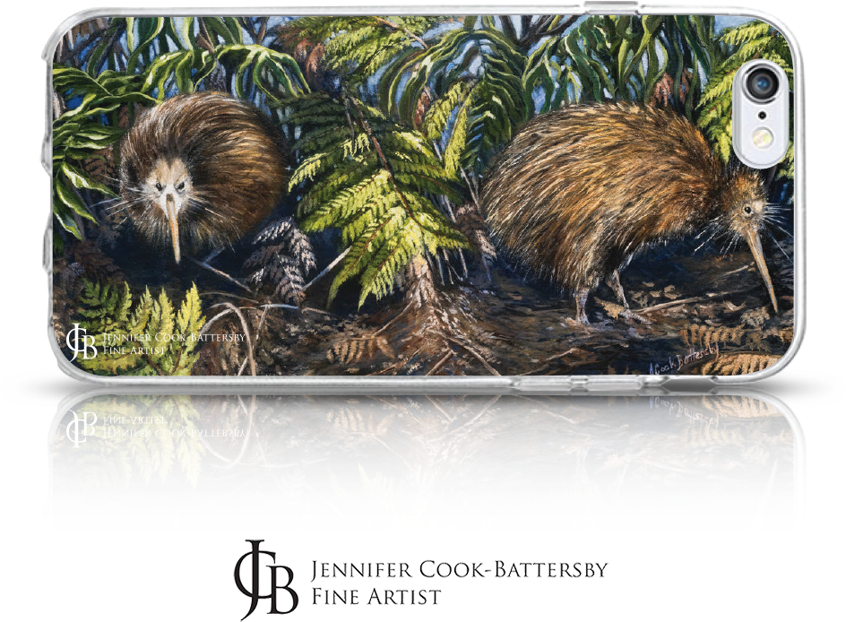 Kiwi In Fern (1000x1000), Png Download