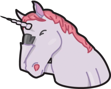 Unicorn Facepalm Gesture Reaction Единорог Лицоладонь - Facepalm Unicorn (360x360), Png Download