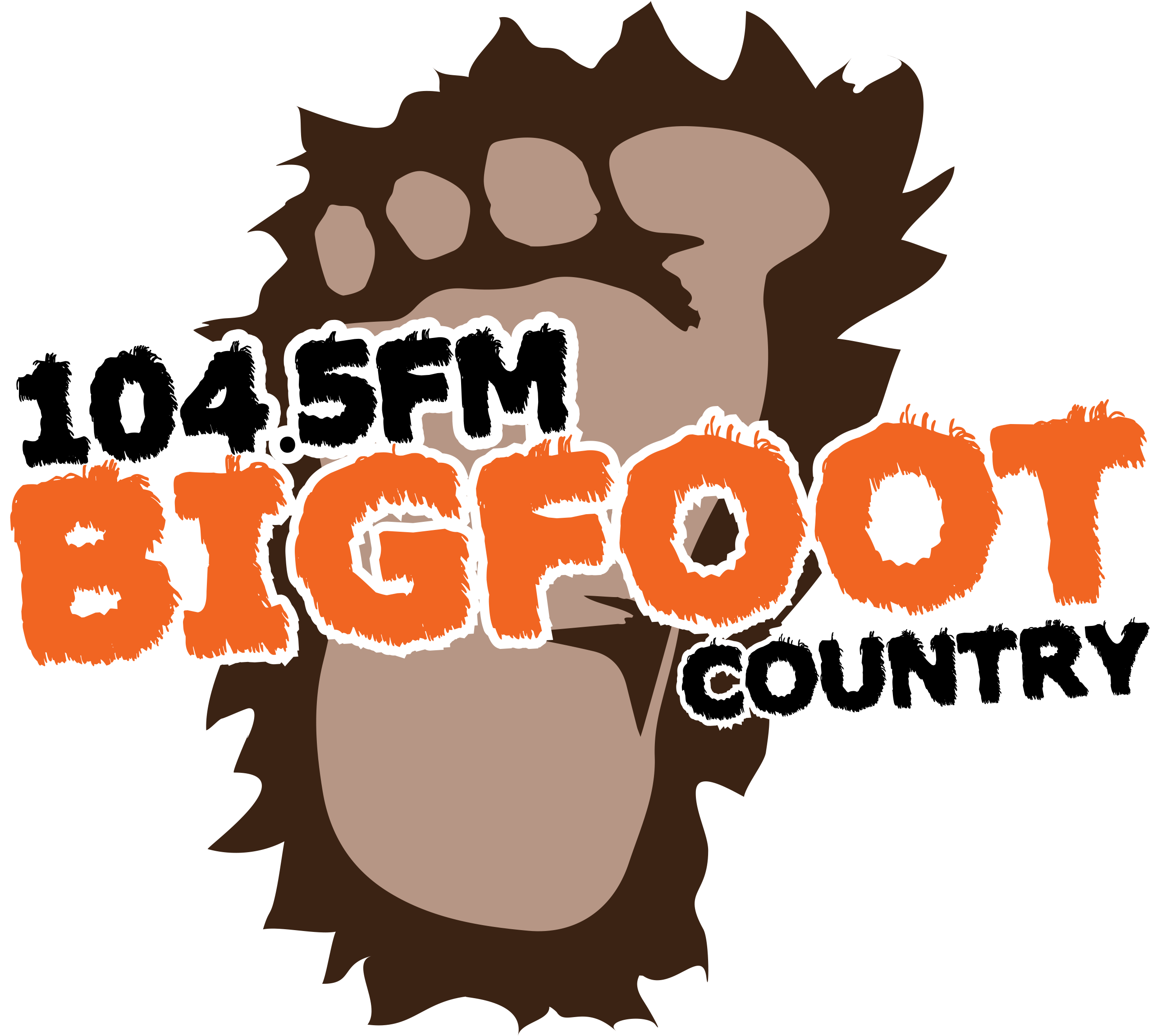 Bigfoot Wb Contest Overlay - Bigfoot Country 92.5 (3300x2550), Png Download