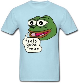 Feels Good Man T Shirts - Pepe A Hate Symbol (378x378), Png Download