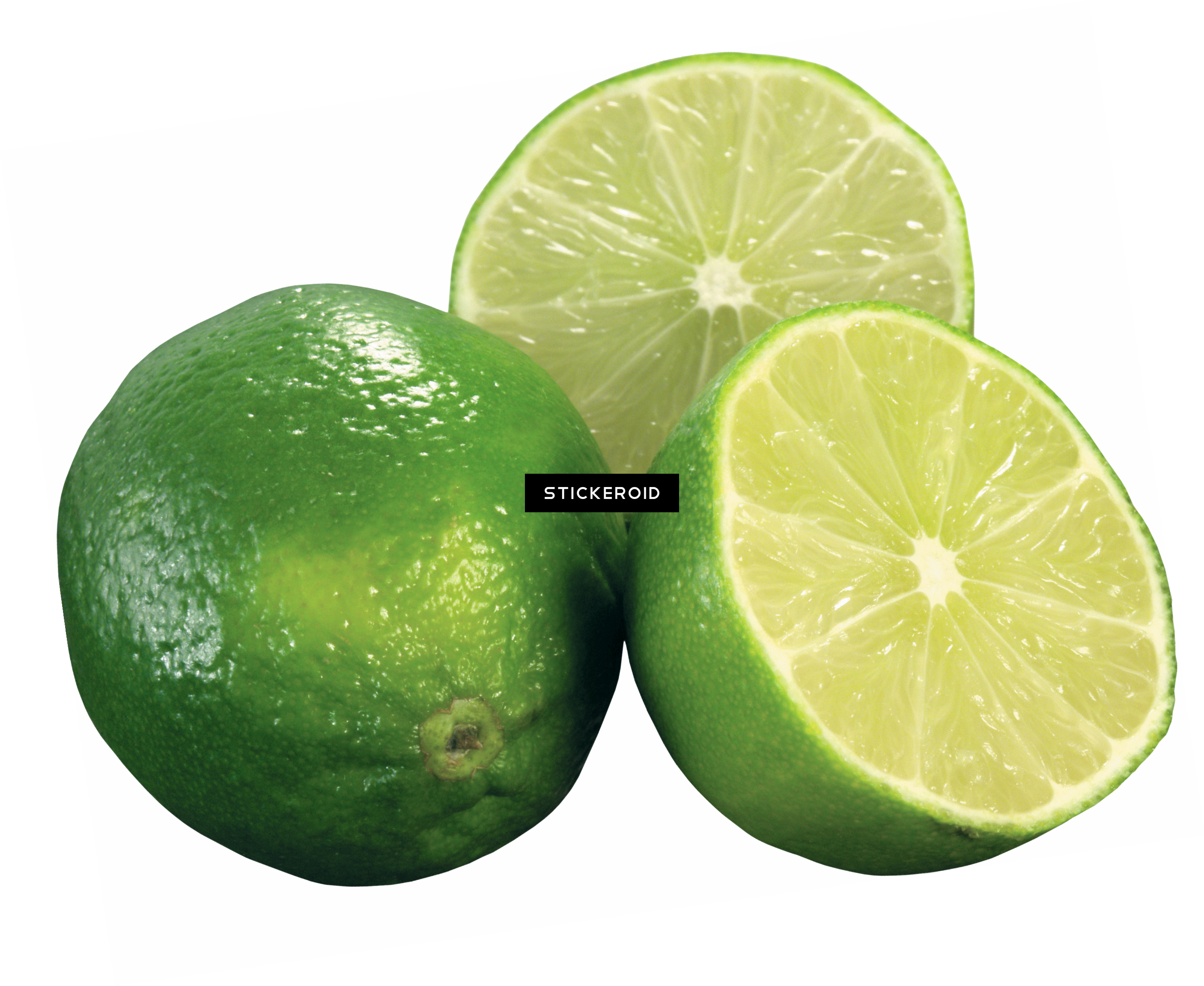 Lime - Black Lines On Nail (2812x2302), Png Download