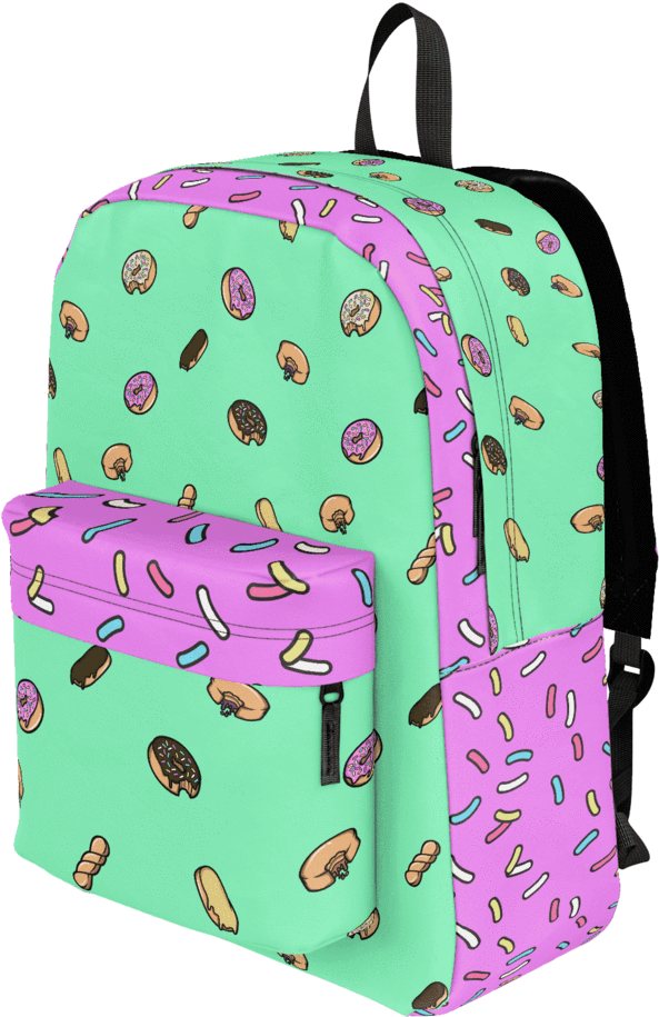 Donuts & Sprinkles Classic Backpack - Backpack (1024x1024), Png Download