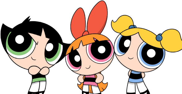 The Powerpuff Girls - Powerpuff Girl Then And Now (622x326), Png Download