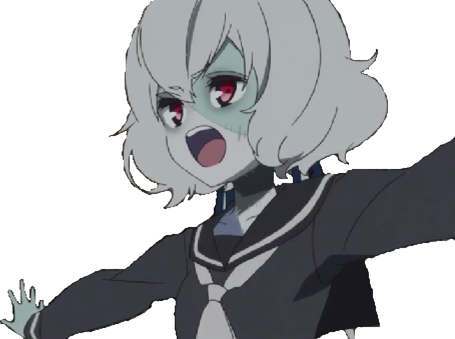Another Junko Asserting Dominance Transparent Png - Zombie Land Saga (909x678), Png Download
