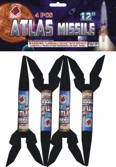 12" Atlas Missile - Wholesaling (396x570), Png Download