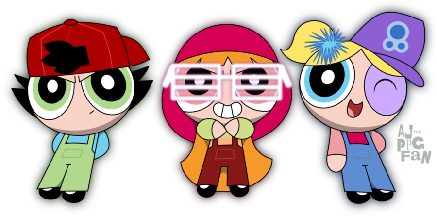 Powerpuff Girls Cool Clipart Drawing Clip Art - Cool Powerpuff Girls (900x445), Png Download