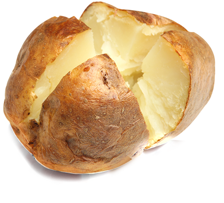 Baked Potato Png - Baked Potato Transparent Png (500x433), Png Download