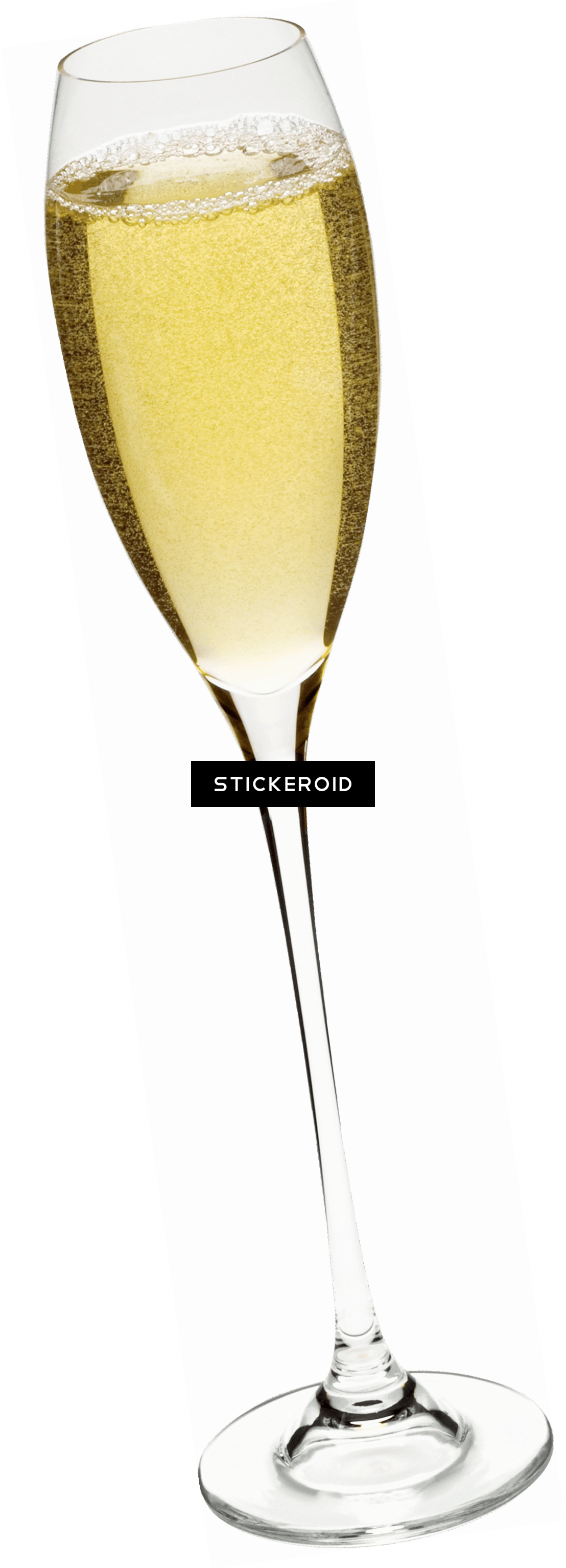 Champagne Glass - Champagne (1108x3068), Png Download