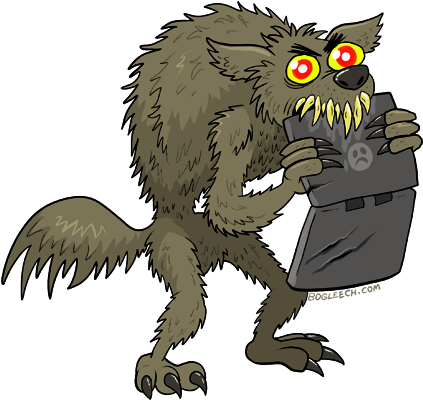 Werewolf Clipart Werewolf Transformation - T-shirt (444x418), Png Download