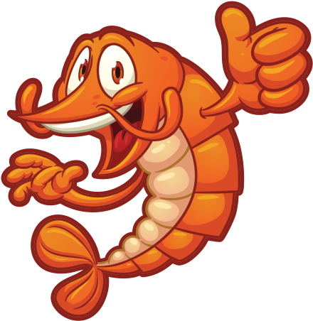 Shrimp Cartoon Png - Cartoon Shrimp Png (600x600), Png Download