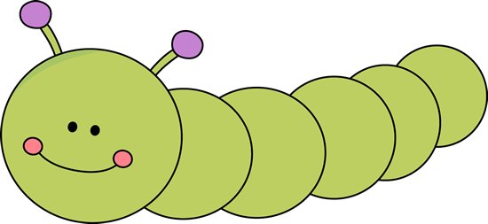 Cute Caterpillar - Caterpillar Black And White Clipart (550x253), Png Download