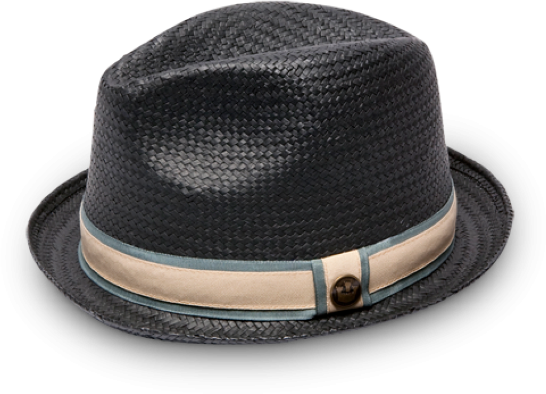 Mens Straw Fedora Hats For Sale - Hammond Hat Black Goorin Bros (1120x1120), Png Download