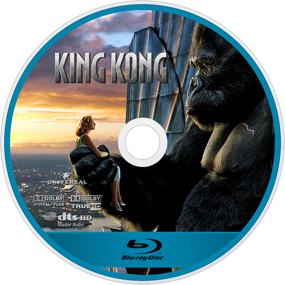 King Kong Bluray Disc Image - King Kong Blu Ray Disc (1000x1000), Png Download