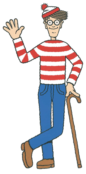 Waldo - Where's Wally? (304x600), Png Download