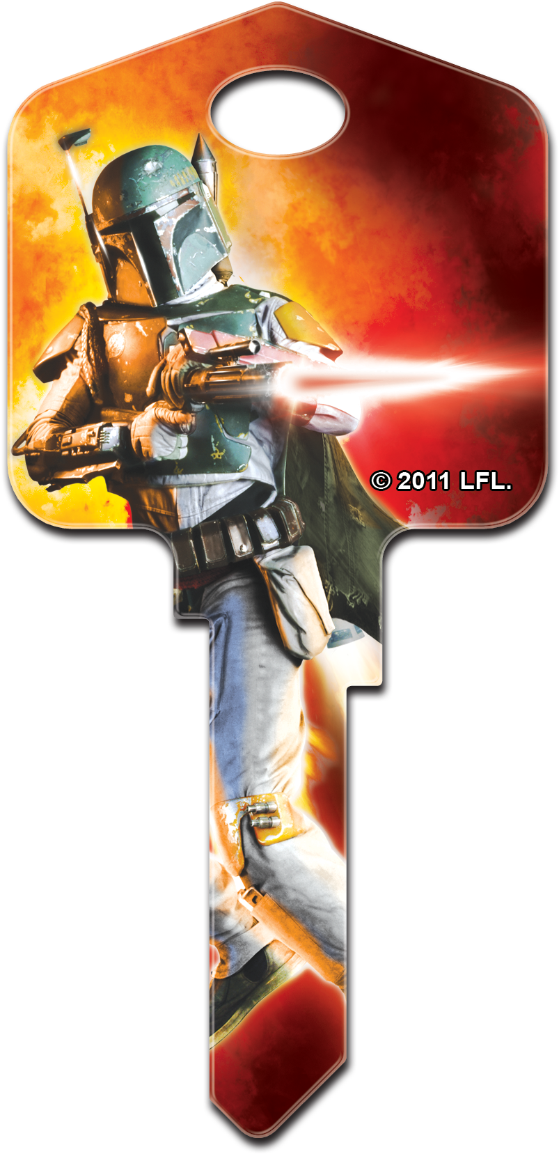 Sw3 - Boba Fett - Sw3-can - Star Wars Boba Fett Cardboard Standup (863x1725), Png Download