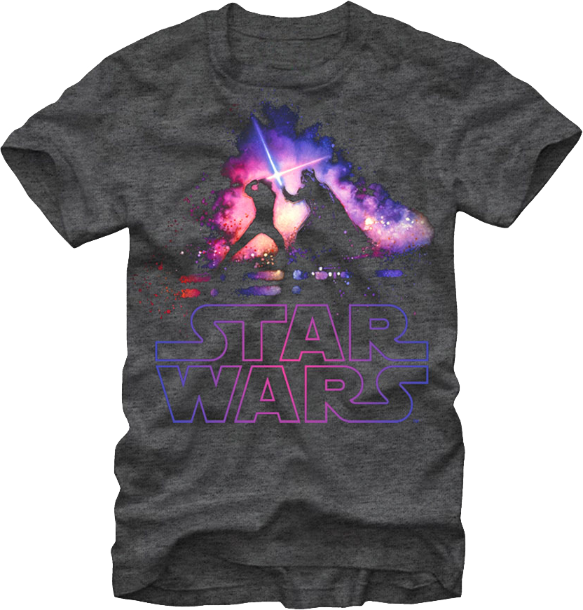 Saber Fight Star Wars Shirt - Shirt Coca Cola (832x871), Png Download