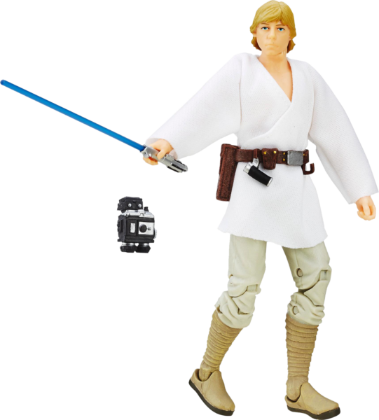 A New Hope Luke Skywalker & - Black Series Luke Skywalker (541x600), Png Download