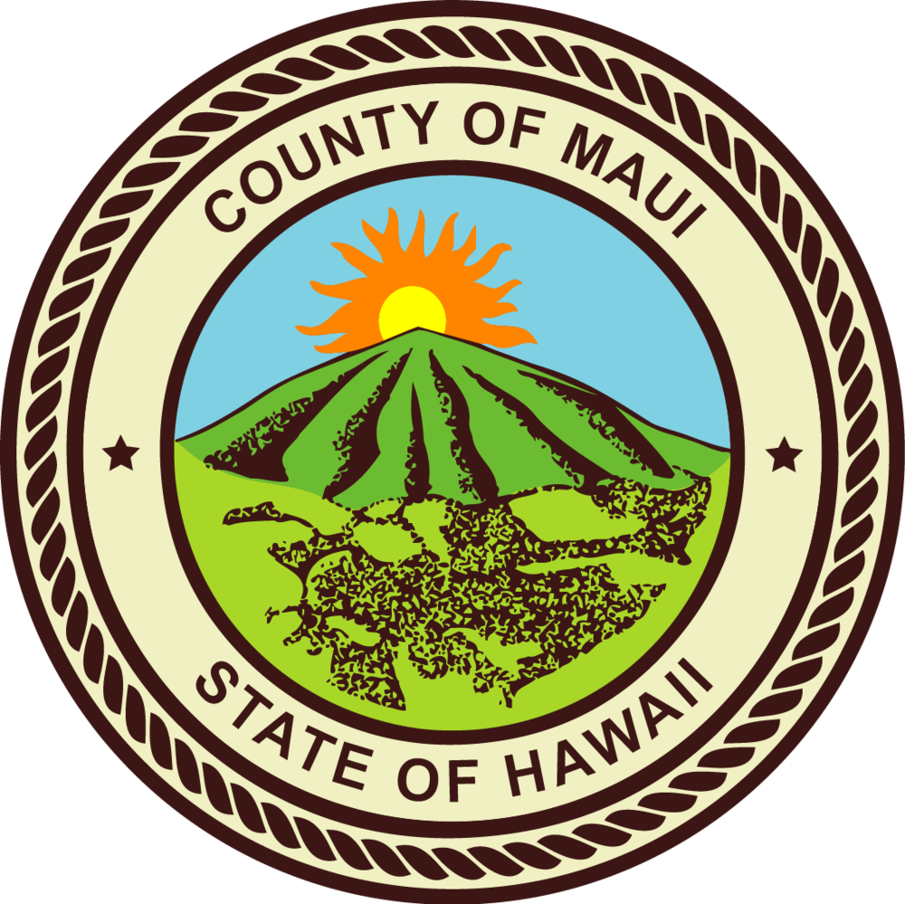 Maui County Seal-01 - Maui County Seal (1000x999), Png Download
