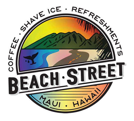 Beach Street Shave Ice - Beach Street Maui Shave Ice (550x499), Png Download
