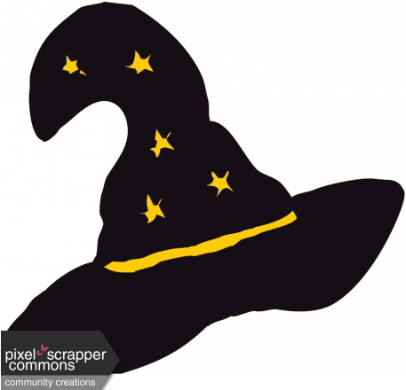Witch's Hat - Crescent (456x456), Png Download