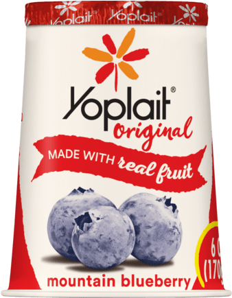 Mounain Blueberry - Yogurt Yoplait (433x433), Png Download