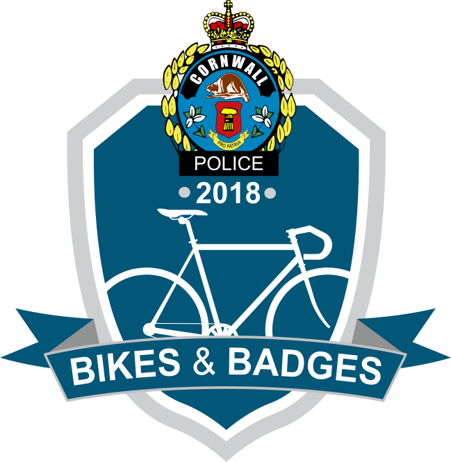 Bikesandbadges2018web - Cornwall Community Police Service (649x665), Png Download