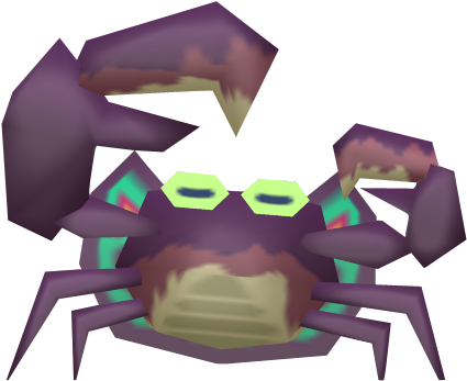 Sand Crab Zelda (467x397), Png Download