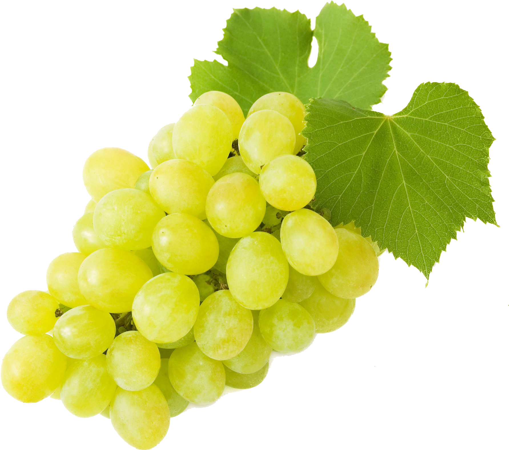 Grape Transparent Png - White Grape (2000x1750), Png Download