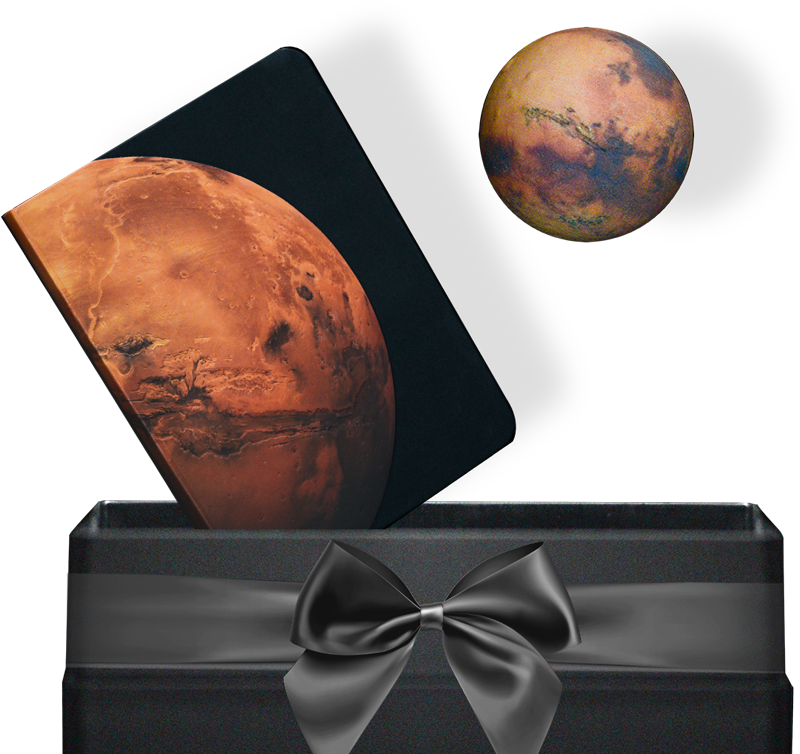 Mars Holiday Bundle 60mm Model Of Mars And Mars Ar - Cafepress Mars-new_b.jpg Tufted Chair Cushion (800x754), Png Download
