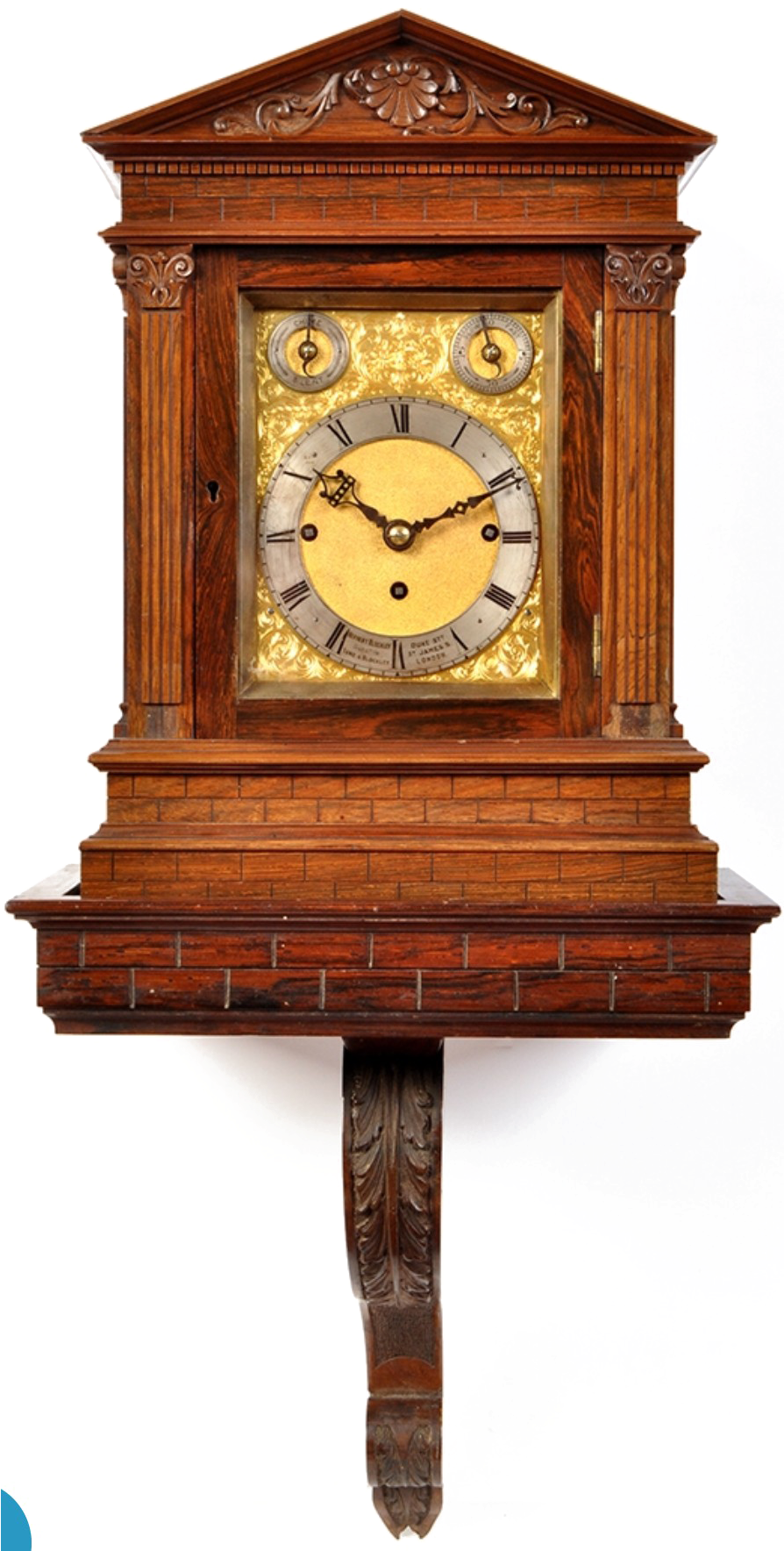Bracket Clock Png Free Download - Bracket Clock (893x1775), Png Download