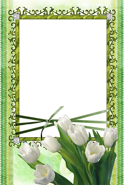 Flower Frame Png Image - Meide Group Usa 24" 2 Ft Long Large Latex Real Touch (429x640), Png Download