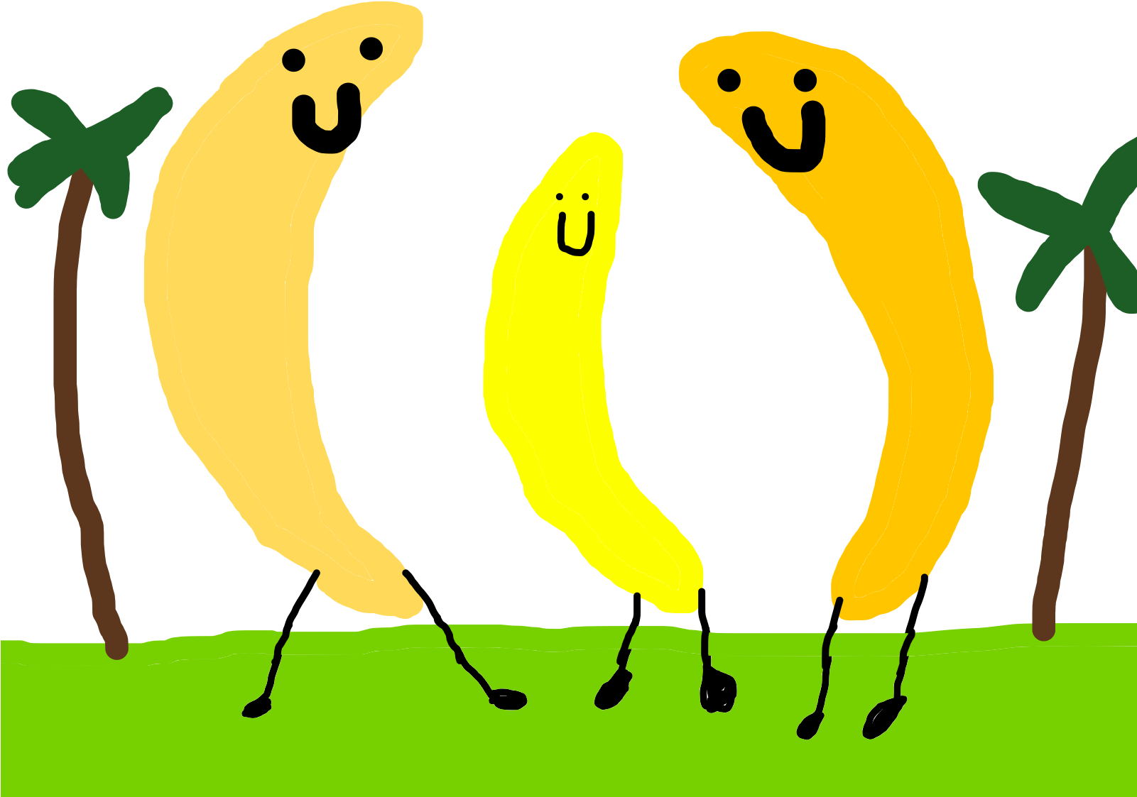 Wild Bananas (1600x1200), Png Download