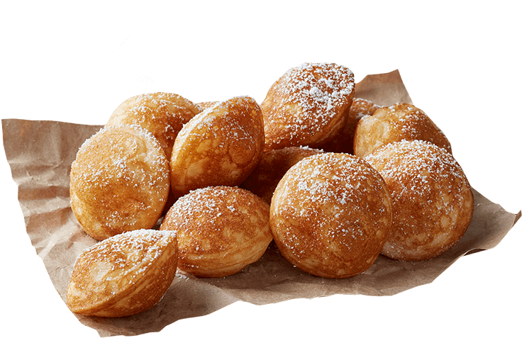 Mini Dutch Pancakes - Mini Dutch Pancakes Dominos (800x550), Png Download