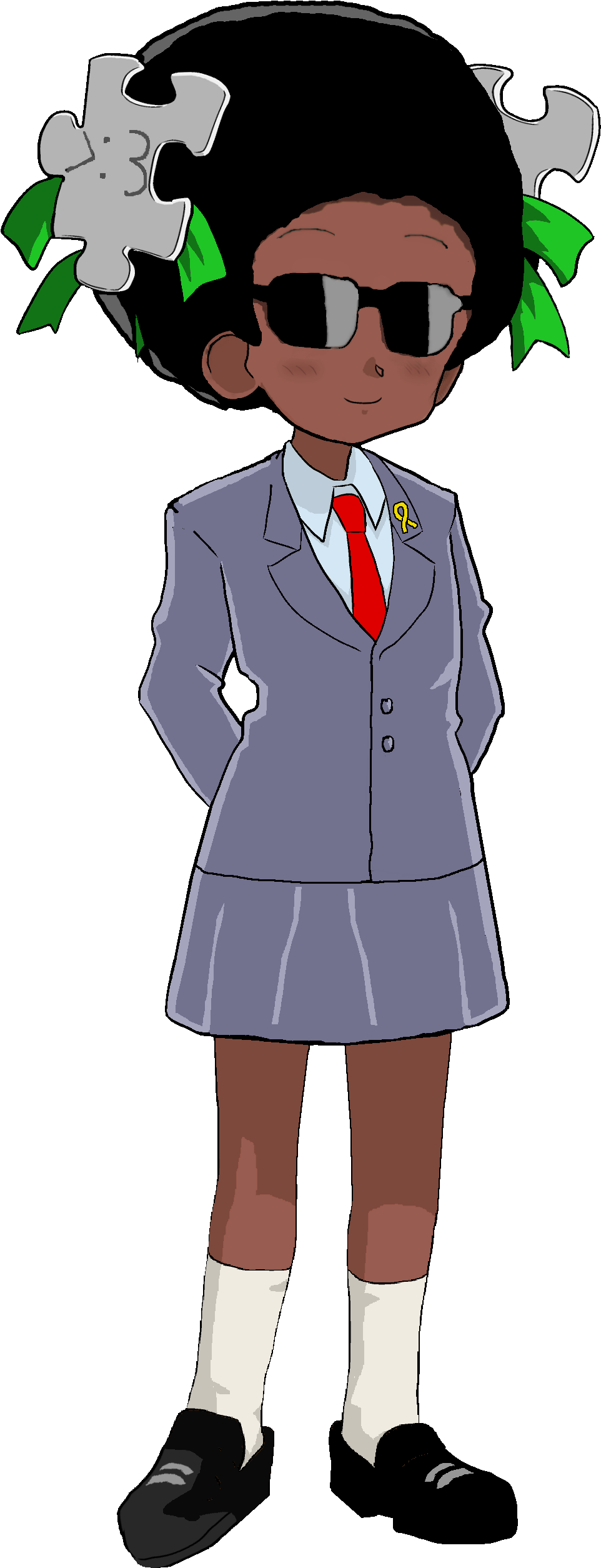 Transparent Afro Wikipe Tan - Cartoon (1225x2709), Png Download