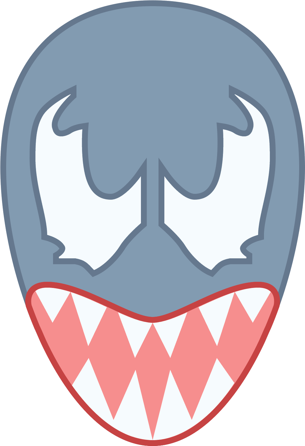 Venom Head Icon - Venom Head (1600x1600), Png Download