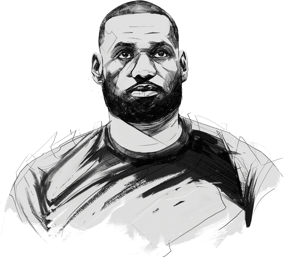 Lebron James (1000x960), Png Download