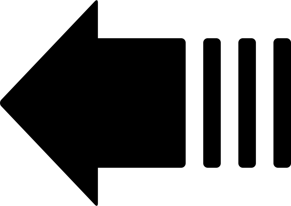 Left Black Arrow Variant Comments (980x696), Png Download