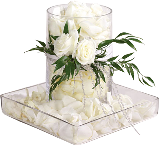 Rose Petal Confetti - Decoração De Um Espaço Para Mesa De Casamento (600x600), Png Download