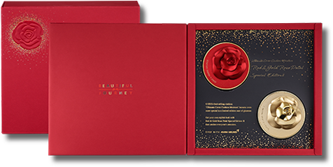 Ohui Ultimate Cover Cushion Moisture Red & Gold Rose - Moisturizer (500x500), Png Download