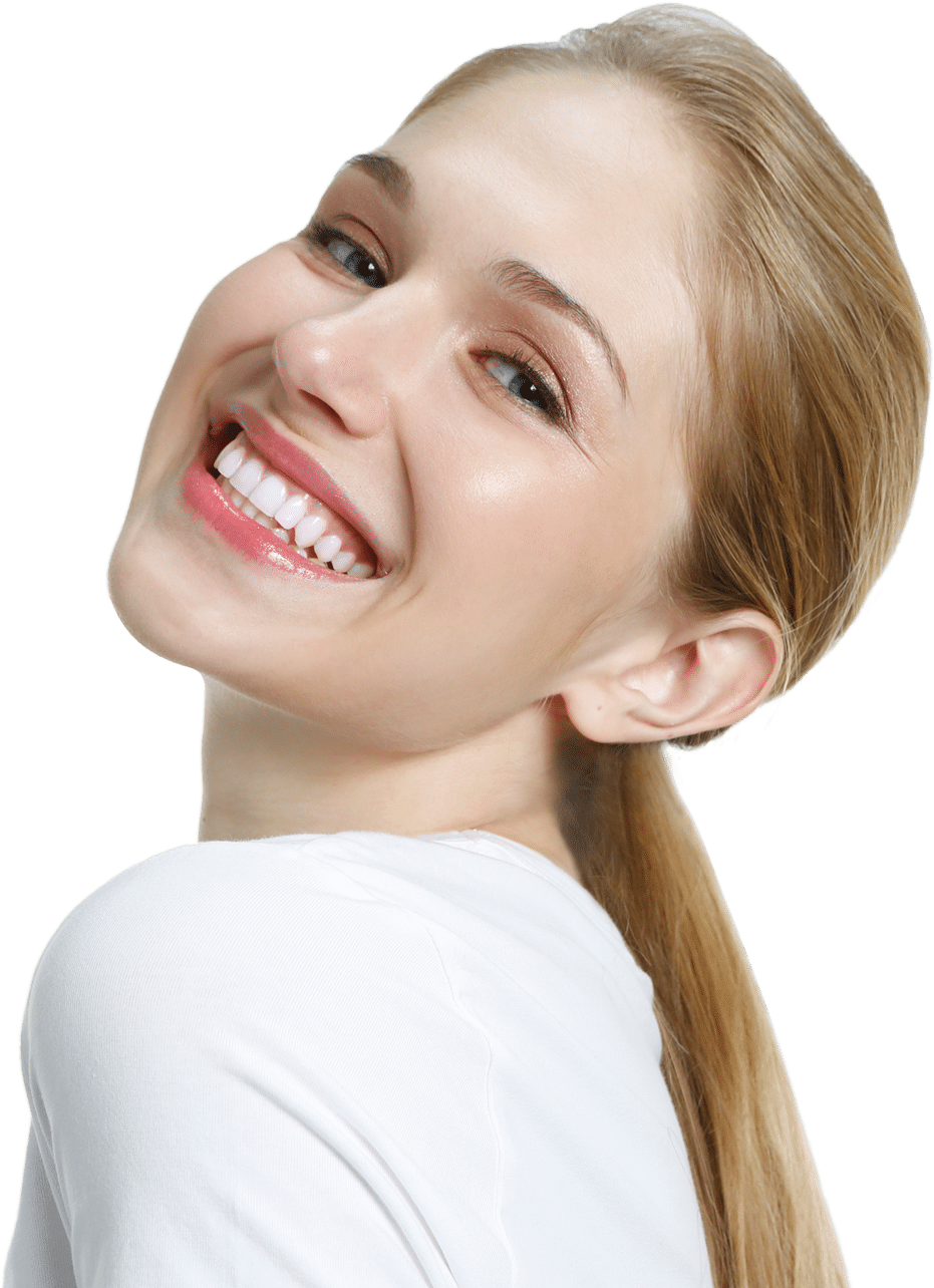 Whitening Accelerator - Whitening Teeth Woman Png (1000x1306), Png Download