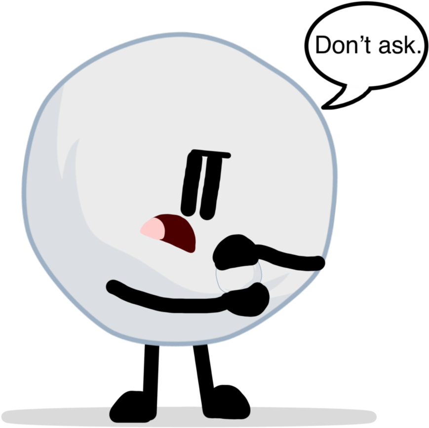 Snowball Making A Snowball By Ball Of Sugar (869x868), Png Download