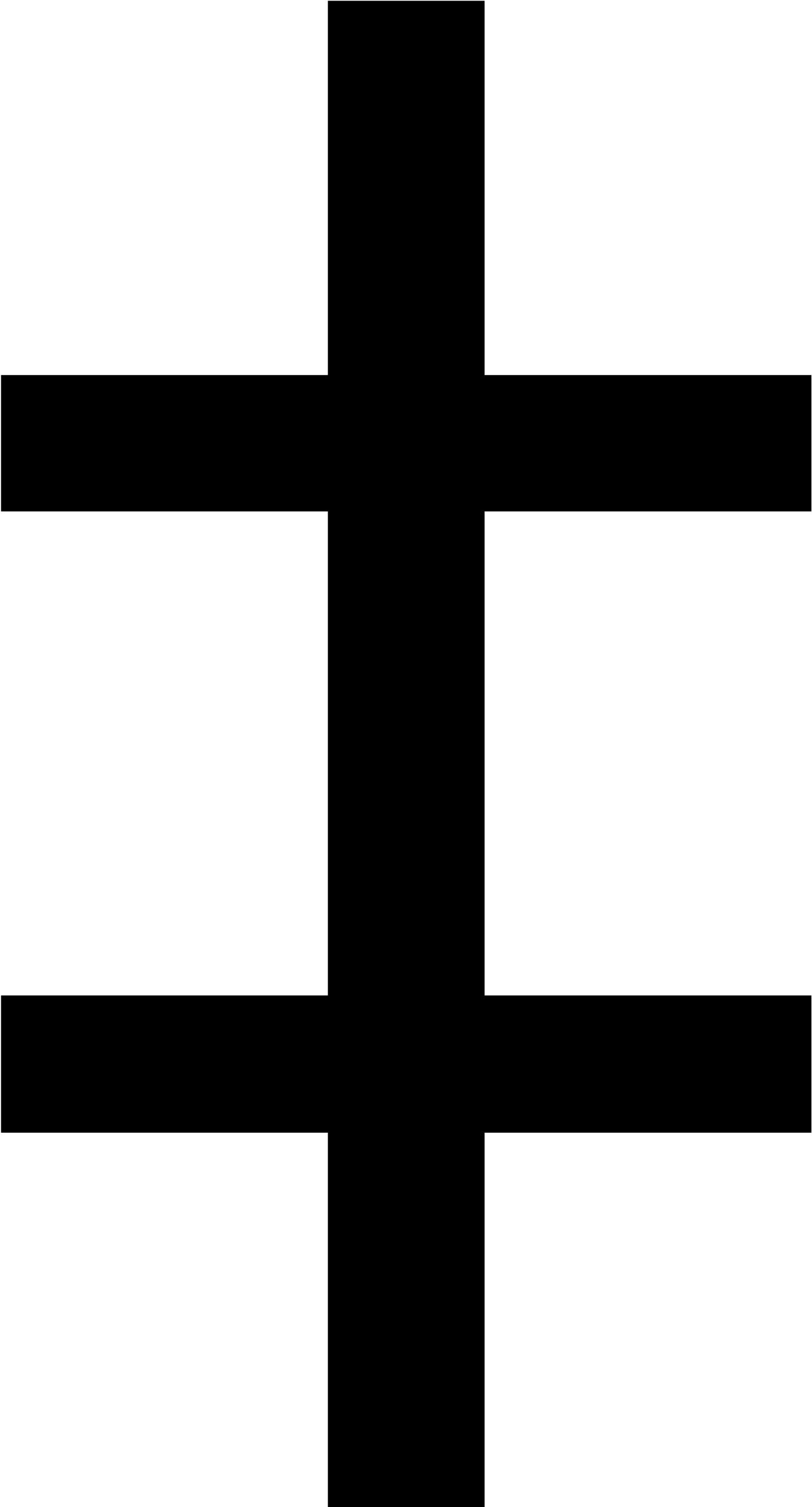 Open - Double Dagger (2000x3083), Png Download