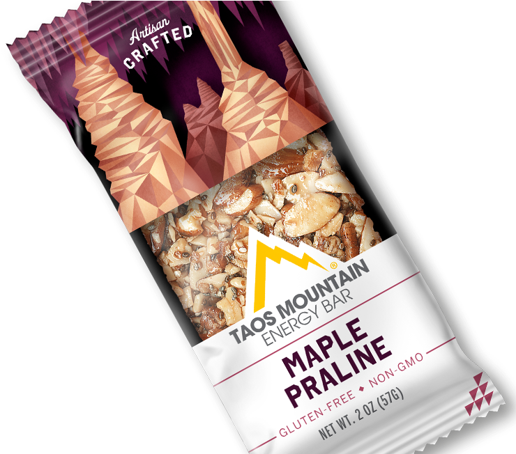 Map Pral Bar Piece - Taos Mountain Energy Bar - Maple Praline (60ml, 6 Count) (805x651), Png Download