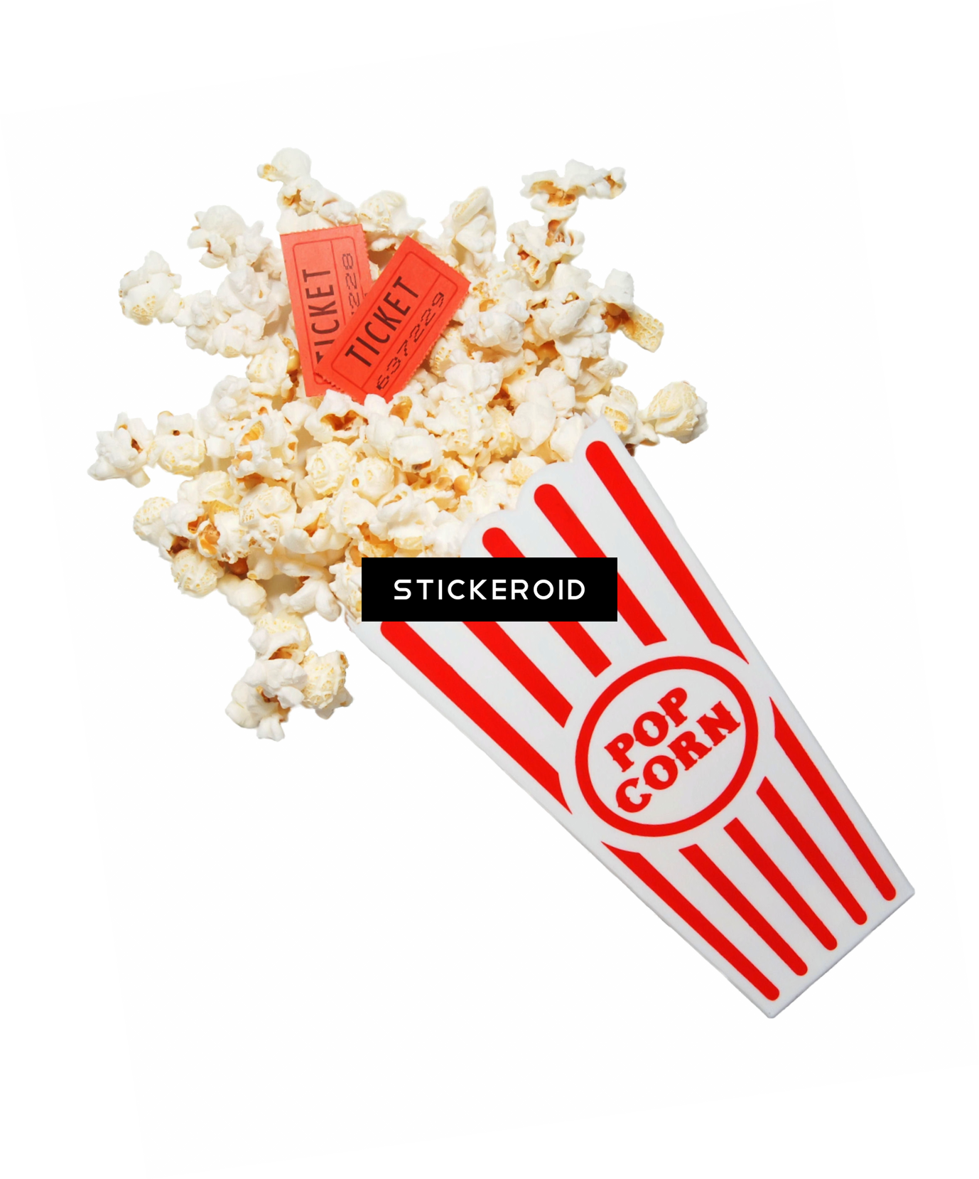 Popcorn Food - Popcorn (1378x1658), Png Download