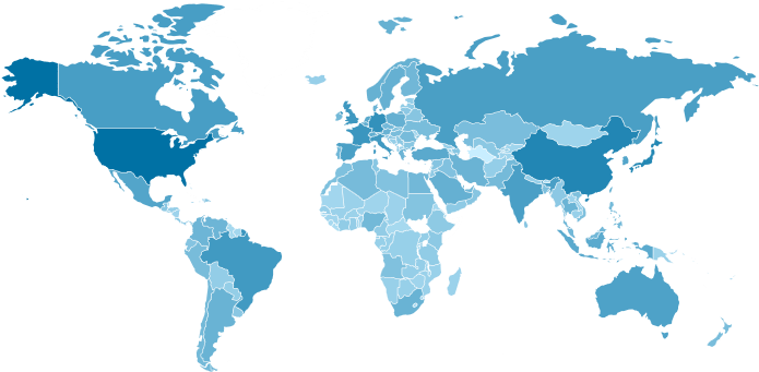 Jvectormap Javascript, Html, Svg Based World, World - Html World Map (710x340), Png Download
