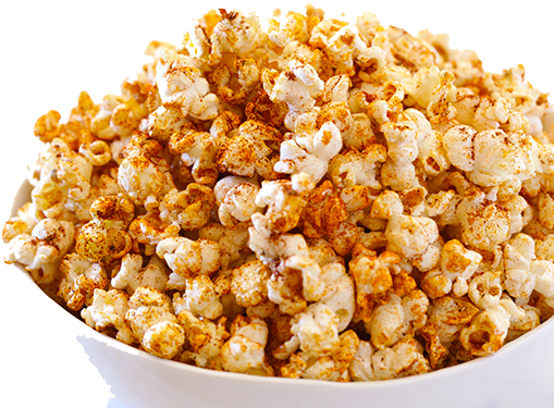Spiced Popcorn - Popcorn (576x384), Png Download